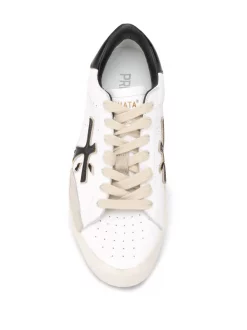 Premiata WHITE 'Steven' Sneakers Damen 7 Premiata WHITE 'Steven' Sneakers Damen -Deutschland Premiata Verkaufs-Shop 14256038 25068079 600