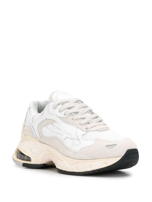 Premiata VAR 023 WHITE 'Sharky' Sneakers Damen 2 Premiata VAR 023 WHITE 'Sharky' Sneakers Damen – Bild 2