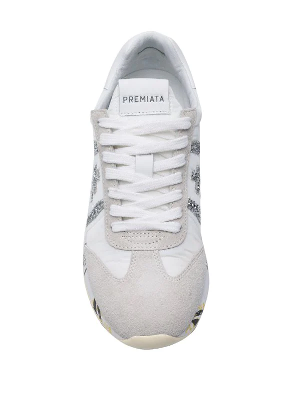 Premiata Sneakers Mit Glitter-Streifen GR 4 Premiata Sneakers Mit Glitter-Streifen GR – Bild 4