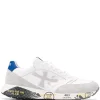 Premiata 4555 WHITE Sneakers Mit Einsätzen Herren