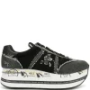 Premiata Flatform-Sneakers BK