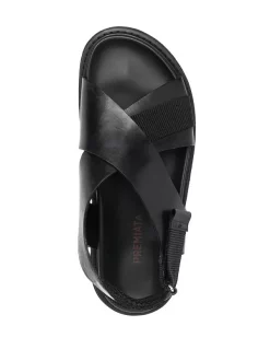 ( Neue Saison ) Premiata LISCIO NERO Sandalen Mit überkreuzten Riemen Herren -Deutschland Premiata Verkaufs-Shop 16352082 31672871 600