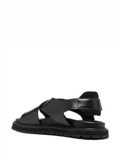 ( Neue Saison ) Premiata LISCIO NERO Sandalen Mit überkreuzten Riemen Herren -Deutschland Premiata Verkaufs-Shop 16352082 31678217 600