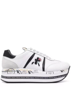 Premiata Flatform-Sneakers Mit Einsätzen WH