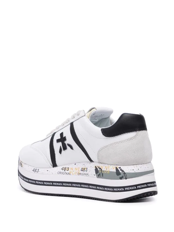 Premiata Flatform-Sneakers Mit Einsätzen WH 3 Premiata Flatform-Sneakers Mit Einsätzen WH – Bild 3