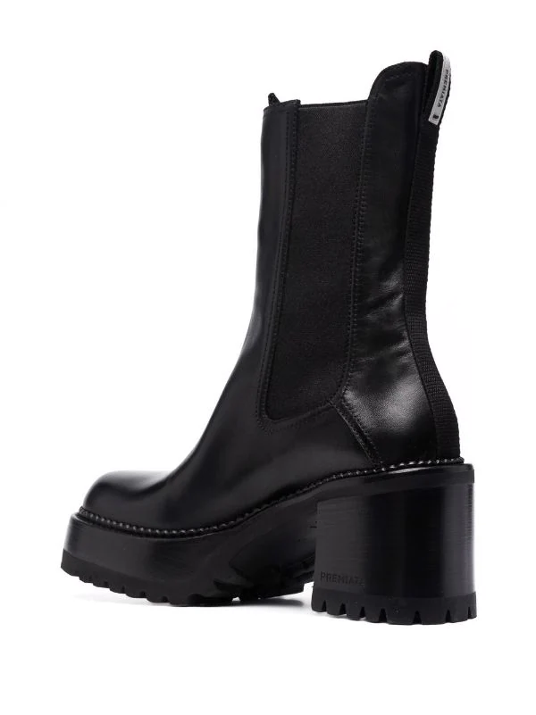 Premiata GAUCHO NERO Stiefel Mit Dicker Sohle Damen 3 Premiata GAUCHO NERO Stiefel Mit Dicker Sohle Damen – Bild 3