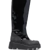 Premiata Stiefel Aus Lackleder CREPE VERNIE BUT NERO
