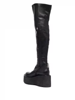 Premiata Kniehohe Stiefel FOULARD NERO -Deutschland Premiata Verkaufs-Shop 17356320 35927406 600