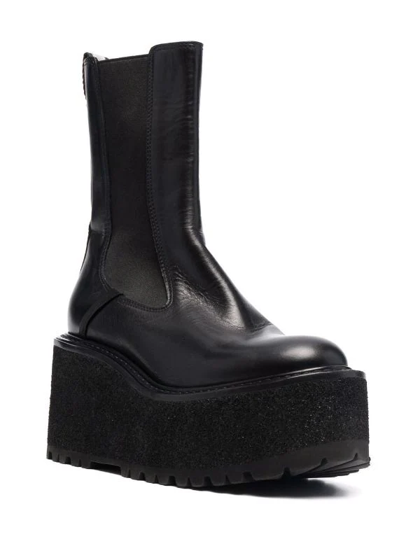 Premiata GAUCHO NERO Stiefeletten Mit Plateau Damen 2 Premiata GAUCHO NERO Stiefeletten Mit Plateau Damen – Bild 2