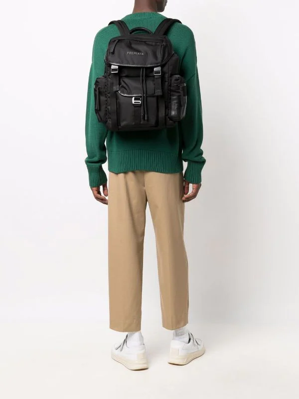 Premiata Booker Rucksack Mit Logo-Print Damen 2 Premiata Booker Rucksack Mit Logo-Print Damen – Bild 2