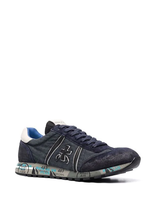 Premiata VAR 5507 BLUE Lucy Sneakers Im Used-Look Herren 2 Premiata VAR 5507 BLUE Lucy Sneakers Im Used-Look Herren – Bild 2