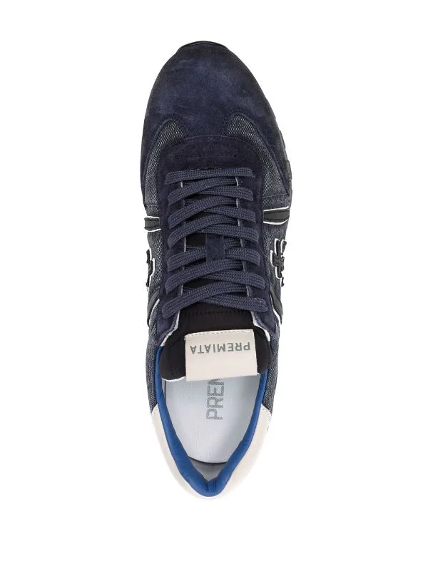 Premiata VAR 5507 BLUE Lucy Sneakers Im Used-Look Herren 4 Premiata VAR 5507 BLUE Lucy Sneakers Im Used-Look Herren – Bild 4