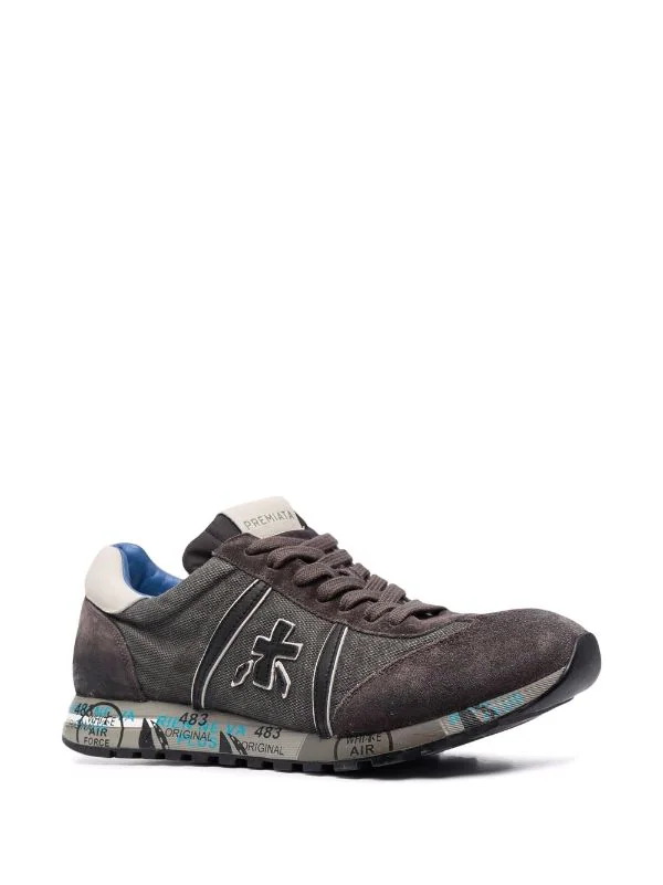 Premiata VAR 5506 GREY Lucy Sneakers Mit Einsätzen Herren 2 Premiata VAR 5506 GREY Lucy Sneakers Mit Einsätzen Herren – Bild 2