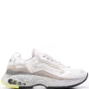 Premiata VAR 110 WHITE Sharky Sneakers Mit Einsätzen Herren