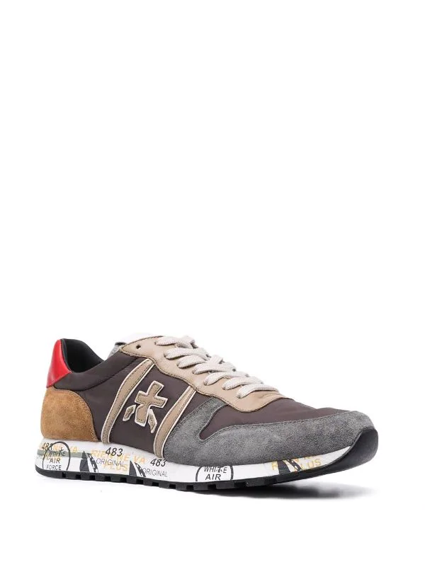 Premiata VAR 5371 GREY Eric Sneakers In Colour-Block-Optik Herren 2 Premiata VAR 5371 GREY Eric Sneakers In Colour-Block-Optik Herren – Bild 2