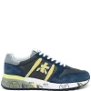 ( Neue Saison ) Premiata BLUE Sneakers Mit Logo-Patch Herren