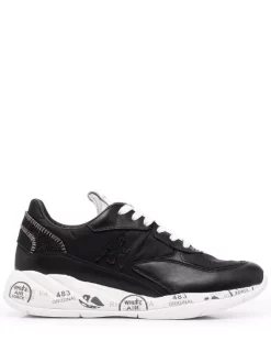 ( Neue Saison ) Premiata Sneakers Mit Schnürung 5701 BLACK