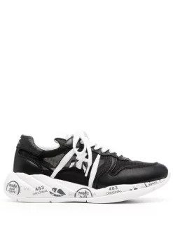 ( Neue Saison ) Premiata Sneakers Mit Schnürung 5652 BLACK