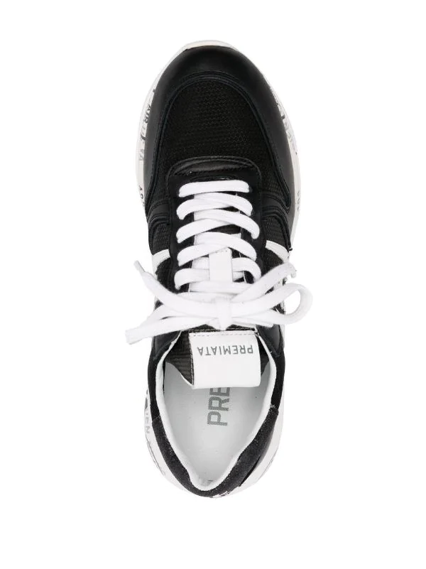 ( Neue Saison ) Premiata Sneakers Mit Schnürung 5652 BLACK 4 ( Neue Saison ) Premiata Sneakers Mit Schnürung 5652 BLACK – Bild 4