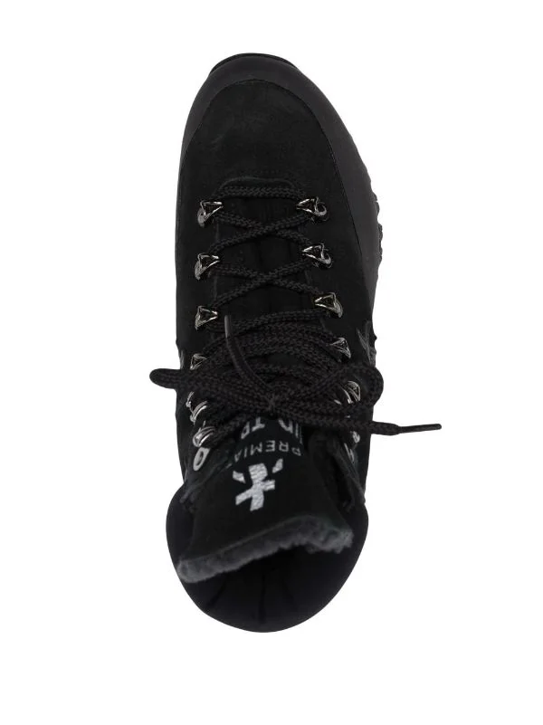 ( Neue Saison ) Premiata 184 BLACK MidTrecD Schnürstiefel Damen 4 ( Neue Saison ) Premiata 184 BLACK MidTrecD Schnürstiefel Damen – Bild 4