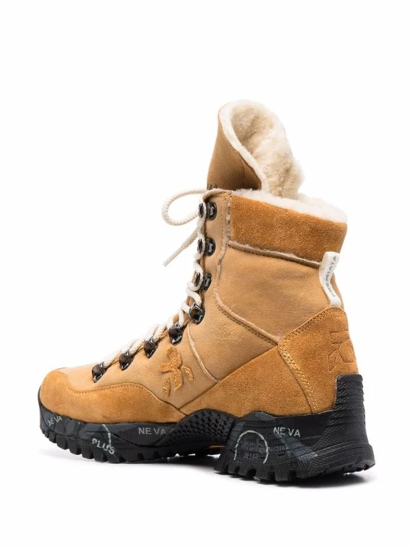 ( Neue Saison ) Premiata 221 Brown MidTrecD Schnürstiefel Damen 3 ( Neue Saison ) Premiata 221 Brown MidTrecD Schnürstiefel Damen – Bild 3