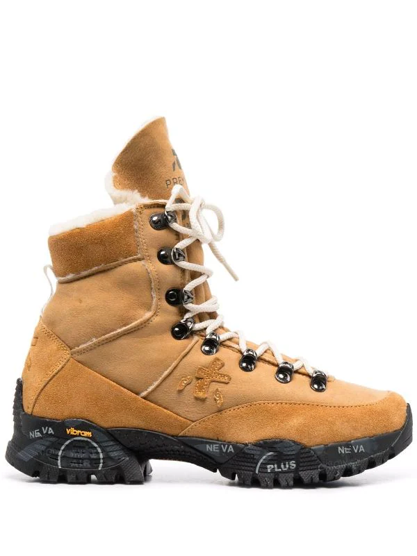 ( Neue Saison ) Premiata 221 Brown MidTrecD Schnürstiefel Damen 1 ( Neue Saison ) Premiata 221 Brown MidTrecD Schnürstiefel Damen