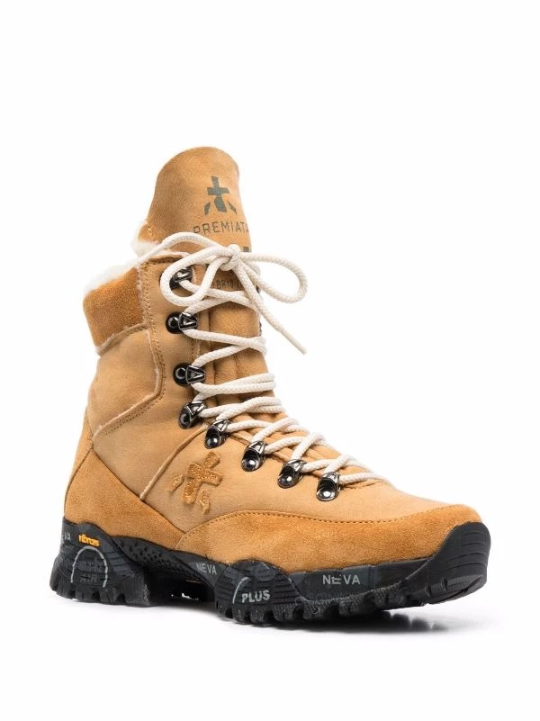 ( Neue Saison ) Premiata 221 Brown MidTrecD Schnürstiefel Damen 2 ( Neue Saison ) Premiata 221 Brown MidTrecD Schnürstiefel Damen – Bild 2