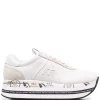Premiata Beth Plateau-Sneakers BIANCO