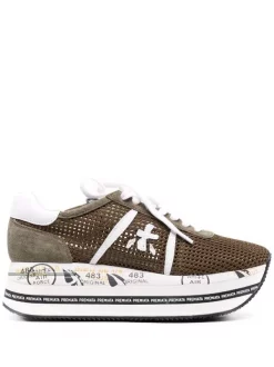 ( Neue Saison ) Premiata Beth Plateau-Sneakers Damen