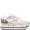 ( Neue Saison ) Premiata VAR 5609 Beth Plateau-Sneakers Damen