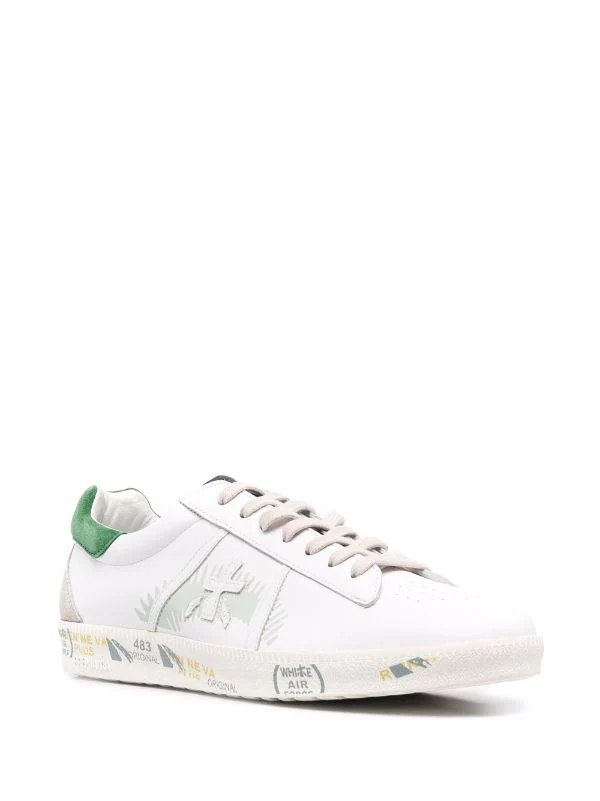 ( Neue Saison ) Premiata WHITE/GREEN Andy 5741 Sneakers Herren 2 ( Neue Saison ) Premiata WHITE/GREEN Andy 5741 Sneakers Herren – Bild 2