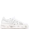 ( Neue Saison ) Premiata Perforierte Belle Sneakers 5722 BIANCO