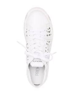 ( Neue Saison ) Premiata Perforierte Belle Sneakers 5722 BIANCO -Deutschland Premiata Verkaufs-Shop 17967558 37934232 600