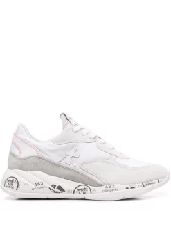 ( Neue Saison ) Premiata WHITE Sneakers Mit Grafischem Print Damen