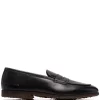 ( Neue Saison ) Premiata Penny-Loafer Mit Strukturierter Sohle BLACK