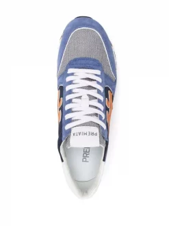 ( Neue Saison ) Premiata Mick Sneakers BLUE -Deutschland Premiata Verkaufs-Shop 17993769 38029900 600