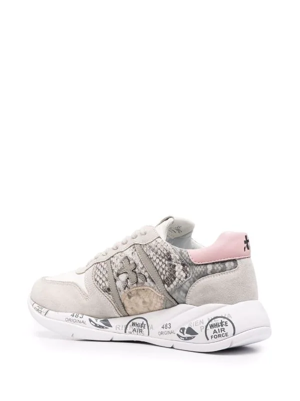 ( Neue Saison ) Premiata Sneakers Mit Kontrasteinsätzen VAR 5656 GREY 3 ( Neue Saison ) Premiata Sneakers Mit Kontrasteinsätzen VAR 5656 GREY – Bild 3