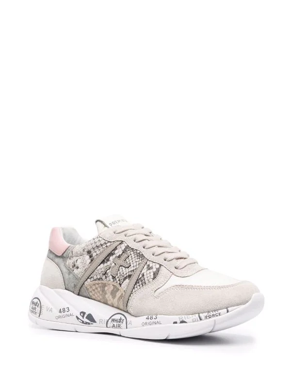 ( Neue Saison ) Premiata Sneakers Mit Kontrasteinsätzen VAR 5656 GREY 2 ( Neue Saison ) Premiata Sneakers Mit Kontrasteinsätzen VAR 5656 GREY – Bild 2