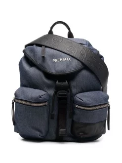 ( Neue Saison ) Premiata Rucksack Mit Aufgesetzten Taschen Damen