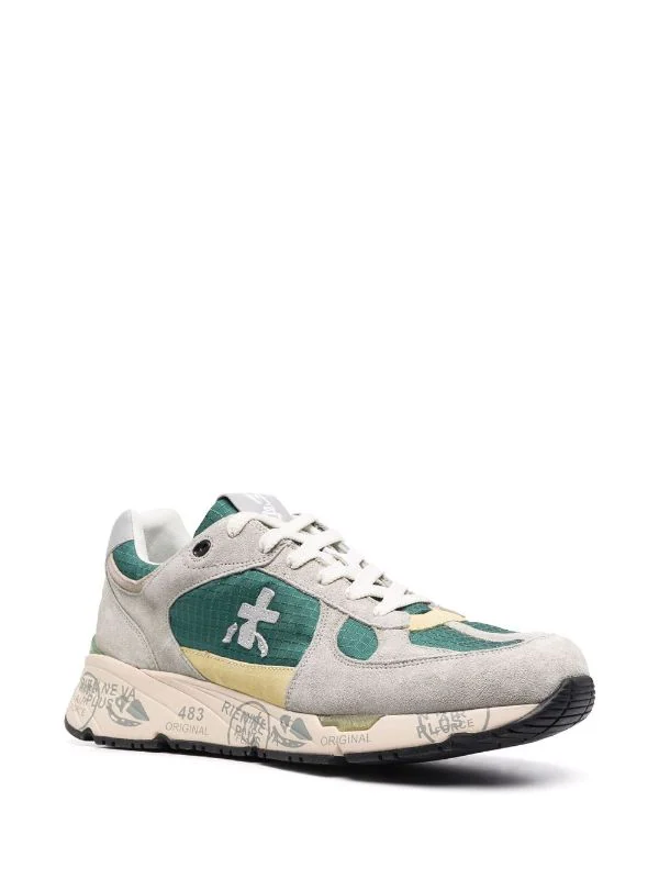 ( Neue Saison ) Premiata Mase Sneakers VAR 5680 GREY/GREEN 2 ( Neue Saison ) Premiata Mase Sneakers VAR 5680 GREY/GREEN – Bild 2