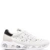 ( Neue Saison ) Premiata Sneakers Mit Kontrasteinsätzen VAR 5649 WHITE