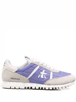 ( Neue Saison ) Premiata BLUE/GREY Sean Sneakers Damen