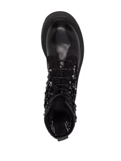 ( Neue Saison ) Premiata BLACK Stiefel Mit Pailletten Damen -Deutschland Premiata Verkaufs-Shop 18002527 38171948 600