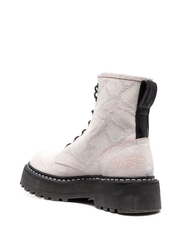 ( Neue Saison ) Premiata Stiefeletten Mit Schnürung BIANCO 3 ( Neue Saison ) Premiata Stiefeletten Mit Schnürung BIANCO – Bild 3