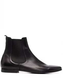 ( Neue Saison ) Premiata Klassische Chelsea-Boots TANO NERO