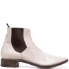 ( Neue Saison ) Premiata Klassische Chelsea-Boots LUCE BEIGE
