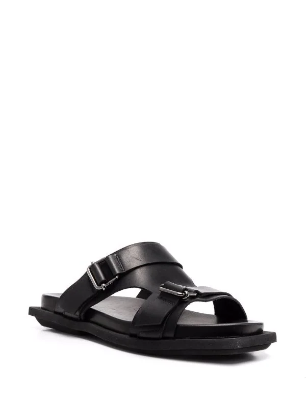 ( Neue Saison ) Premiata Pantoletten Mit Schnallen ELBA NERO 2 ( Neue Saison ) Premiata Pantoletten Mit Schnallen ELBA NERO – Bild 2