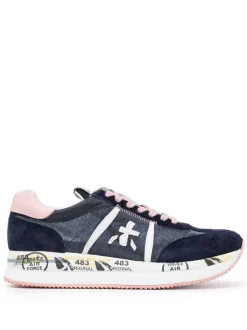 ( Neue Saison ) Premiata Sneakers Mit Logo-Patch Damen