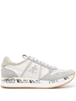 ( Neue Saison ) Premiata Sneakers Mit Logo-Patch Damen