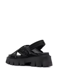 ( Neue Saison ) Premiata Perforierte Sandalen BLACK -Deutschland Premiata Verkaufs-Shop 18060831 38446011 600